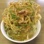 うどんの一平 - かけうどん大＆カキアゲ～♬　