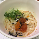 かっぱ寿司 - うにクリームソースぶっかけうどん324円