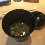 鮨し人 - 魚出汁のかぶせ汁