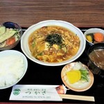 Yakiniku Shidashi Enkai Tsukasa - あんかけカツ定食　1050円