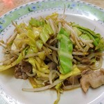 日の出食堂 - 野菜炒め 2017年2月