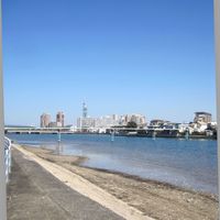 三四郎 - ■室見川の河川敷