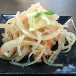 俊麺 なが田 - 鶏の南蛮漬け／これで200円は安い！