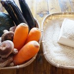 スープカリー 藍色 - こだわりの食材