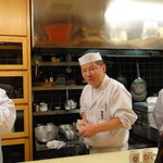 割烹 やました - 大将と板さん（掲載を了解済みです）