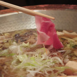 豚しゃぶ 金豚 - しゃぶしゃぶ