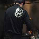 私の味噌らーめんを作っています♡