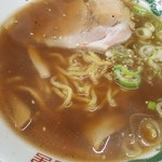 長ちゃんラーメン - オムライスセットの醤油ラーメンハーフ