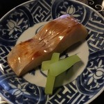 瓢亭 -  鯧の幽庵焼き、千社唐