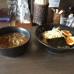 荻窪らーめん栄龍軒 - 170222つけ麺800円+味付けたまご100円