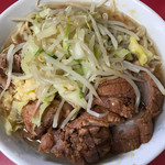 ラーメン二郎 - 小ラーメンブタダブル+ニンニク