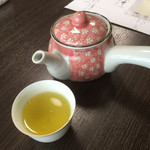 海さくら - お茶の提供です