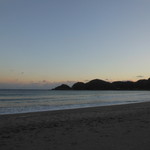 なごみ詩 - 夕暮れ時の弓ヶ浜　2017.2