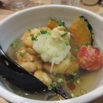 想作ダイニング 縁 - オーナーが勧めてくれたこの日のお勧めの白子の唐揚げは揚げ出し風に仕上げてあり食感がとても良かったです。