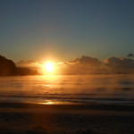 なごみ詩 - 弓ヶ浜の日の出　2017.2