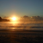 なごみ詩 - 弓ヶ浜の日の出　2017.2