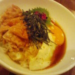 和カフェyusoshi - 鶏竜田の甘辛丼。