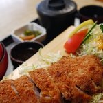 とり茂 - ロースカツセット 特上