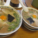 幸陽閣 - 卵入りラーメン×2杯（2011年1月4日）