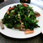 鑫福 - ほうれん草のクミン炒め