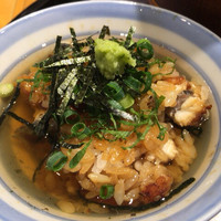 まるや本店 中部国際空港店 - 3膳目はお出汁と薬味を入れて♪