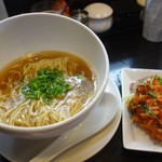 愛ごや - 桜えびラーメン（かき揚げ）