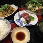 高麗橋桜花 - 牛肉野菜炒めのランチ1,000円