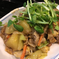 高麗橋桜花 - 牛肉野菜炒め