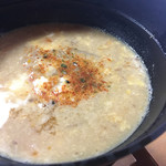 そば切り すず野 - 七味唐辛子を途中で投入