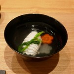 日本料理 e. - アイナメのお吸い物