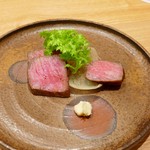 日本料理 e. - 仙台牛の和風ローストビーフ