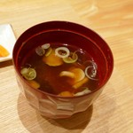 日本料理 e. - なめこの味噌汁