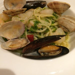 創作イタリアン Gemelli - 魚介と青のりのオイルソーススパゲッティーニ