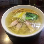 麺の風 祥気 - しおそば大盛り(830円)