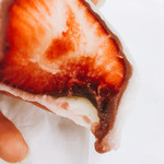 竹林堂 - あまおういちご大福　250円