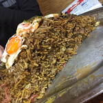 まんぷく処たぬき - そばめし断面