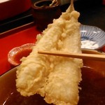 天兼 - [料理] キス天を天つゆで食す。