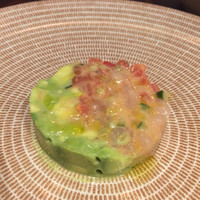 リストランテ ハナタニ - 甘エビとアボカドタルタル