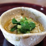 松川 - 山葵菜　蕎麦