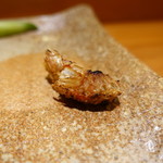 天寿し - 焼き車海老の頭