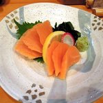 あじ彩 - 居酒屋 あじ彩 「サーモン刺し」