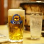 焼肉　はせ川 - 生中 500円