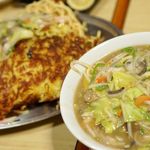 焼肉　はせ川 - 皿うどん 600円