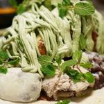 焼肉　はせ川 - 抹茶と小豆のモンブラン 350円