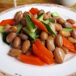 中国茶房8 - ピーナッツ野菜の香辛料煮