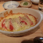 和食の源 - 2016' 6/1 「トマトのチーズ焼き」380円