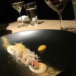 TTOAHISU - 車エビとセロリの料理