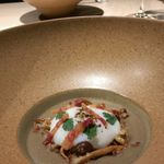 TTOAHISU - キノコのペーストポタージユ温玉