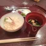 八芳園 - 鯛の炊き込みごはん