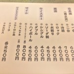 餃子居酒屋 なまらぴりか - Drink MENU②